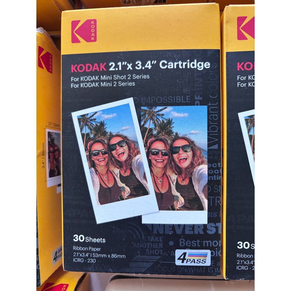 Kodak Mini 2 Retro Portable Photo Printer P210R 300+ Prints BUNDLE - Picture 8 of 9